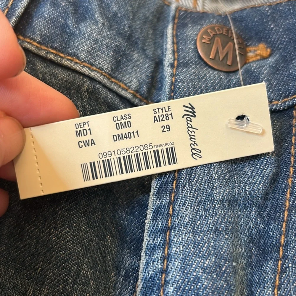 NWT Madewell 9” Denim Shorts